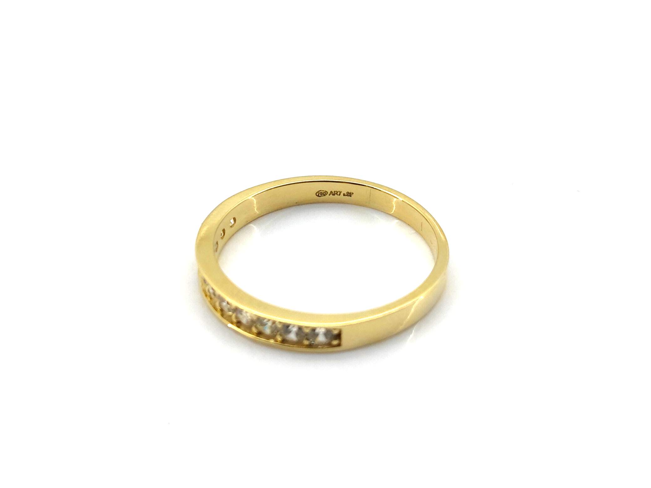 Anillo Oro 18k Con Circonita - Imagen 3