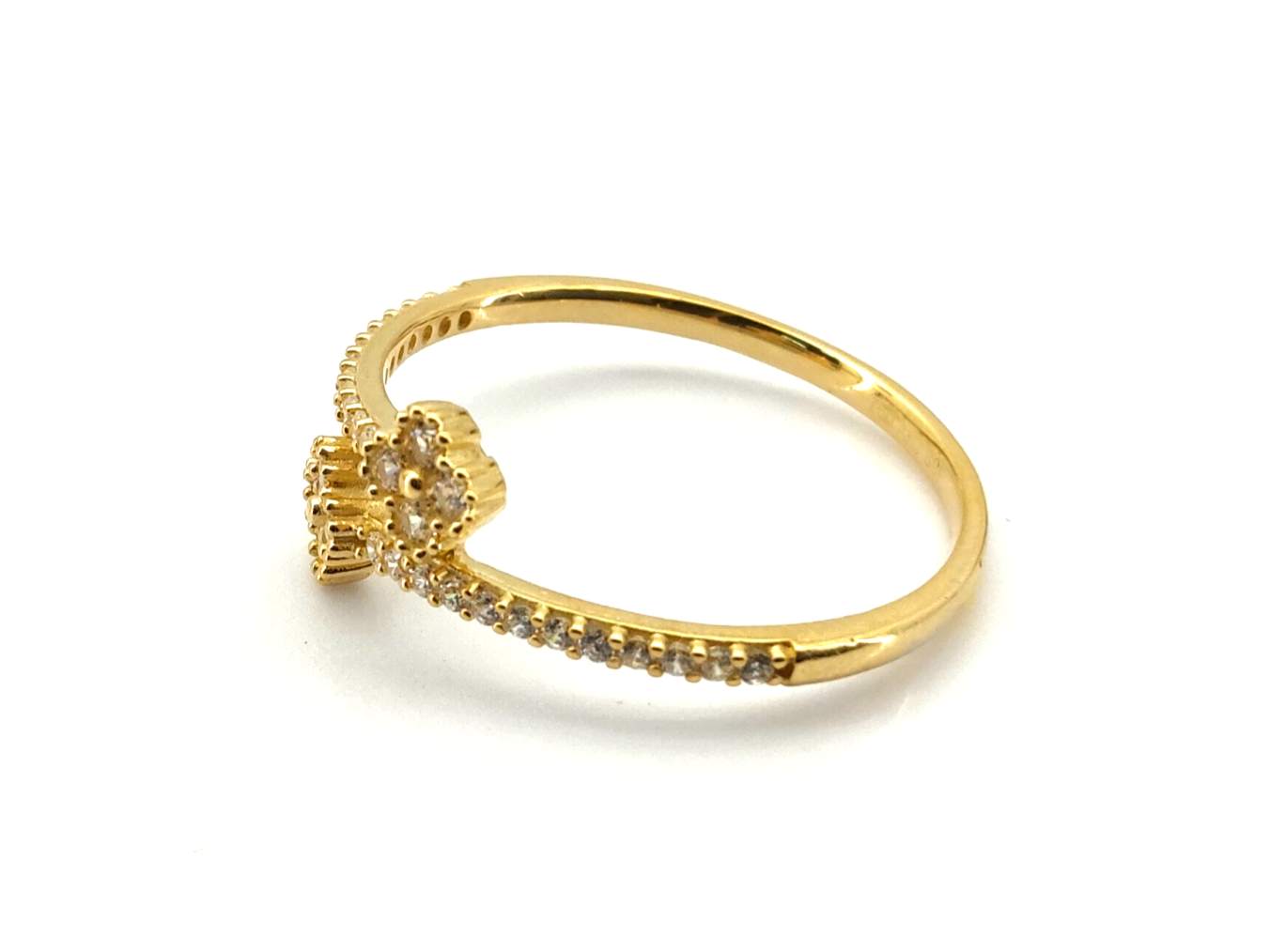 Anillo Oro 18k Con Circonita - Imagen 3