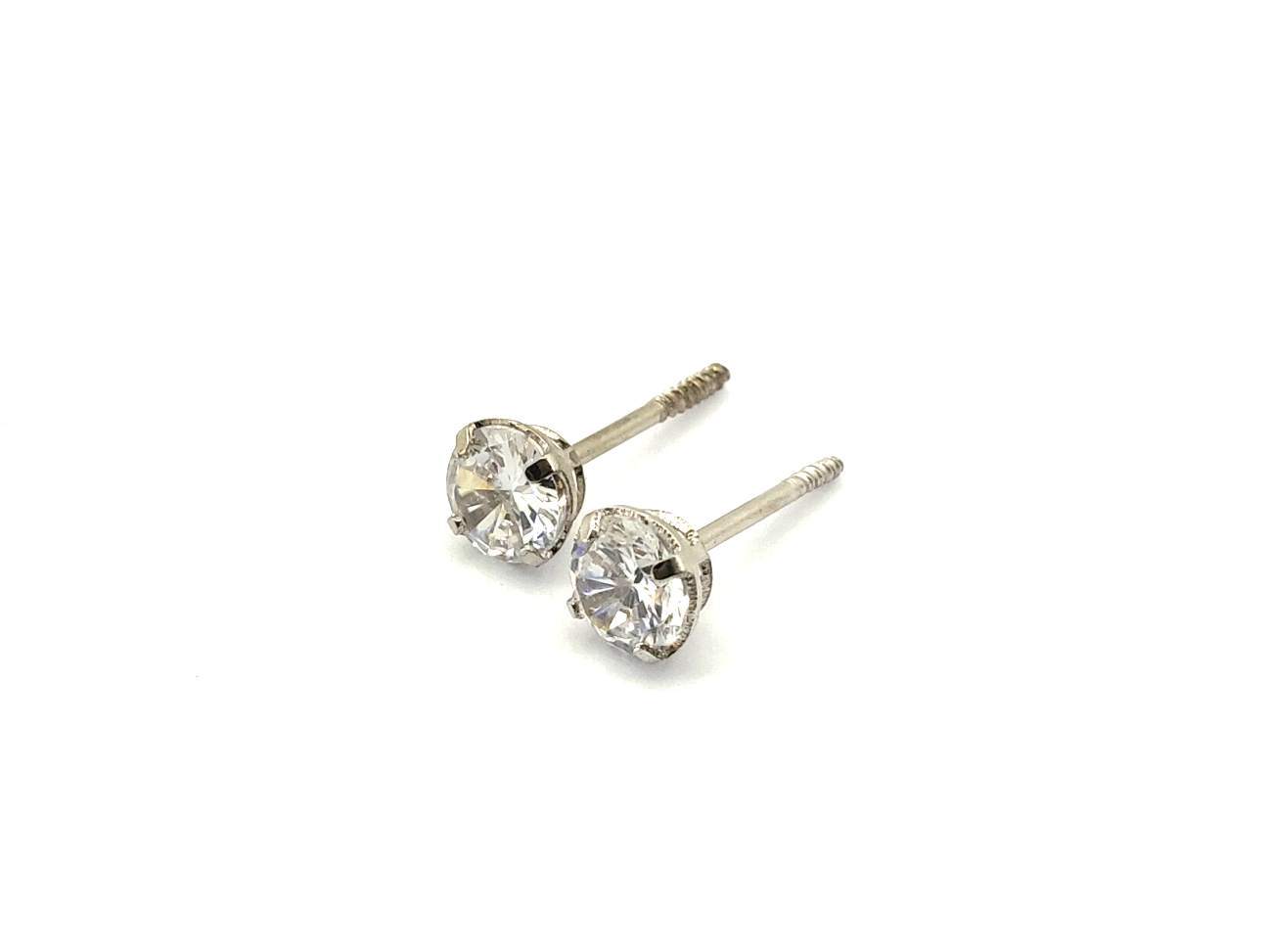 Pendientes Oro 18k Con Circonita - Imagen 2