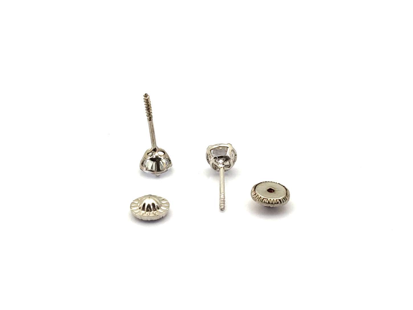 Pendientes Oro 18k Con Circonita - Imagen 3