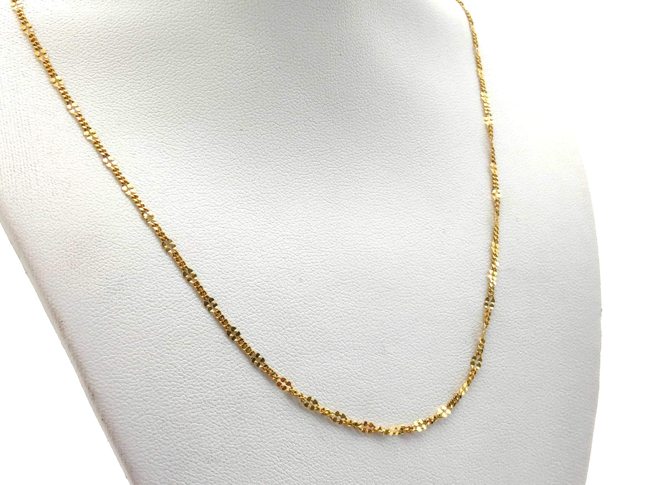 Cadena Oro 18k 22cm