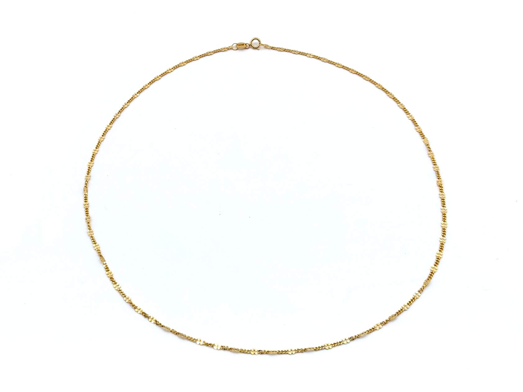 Cadena Oro 18k 22cm - Imagen 2