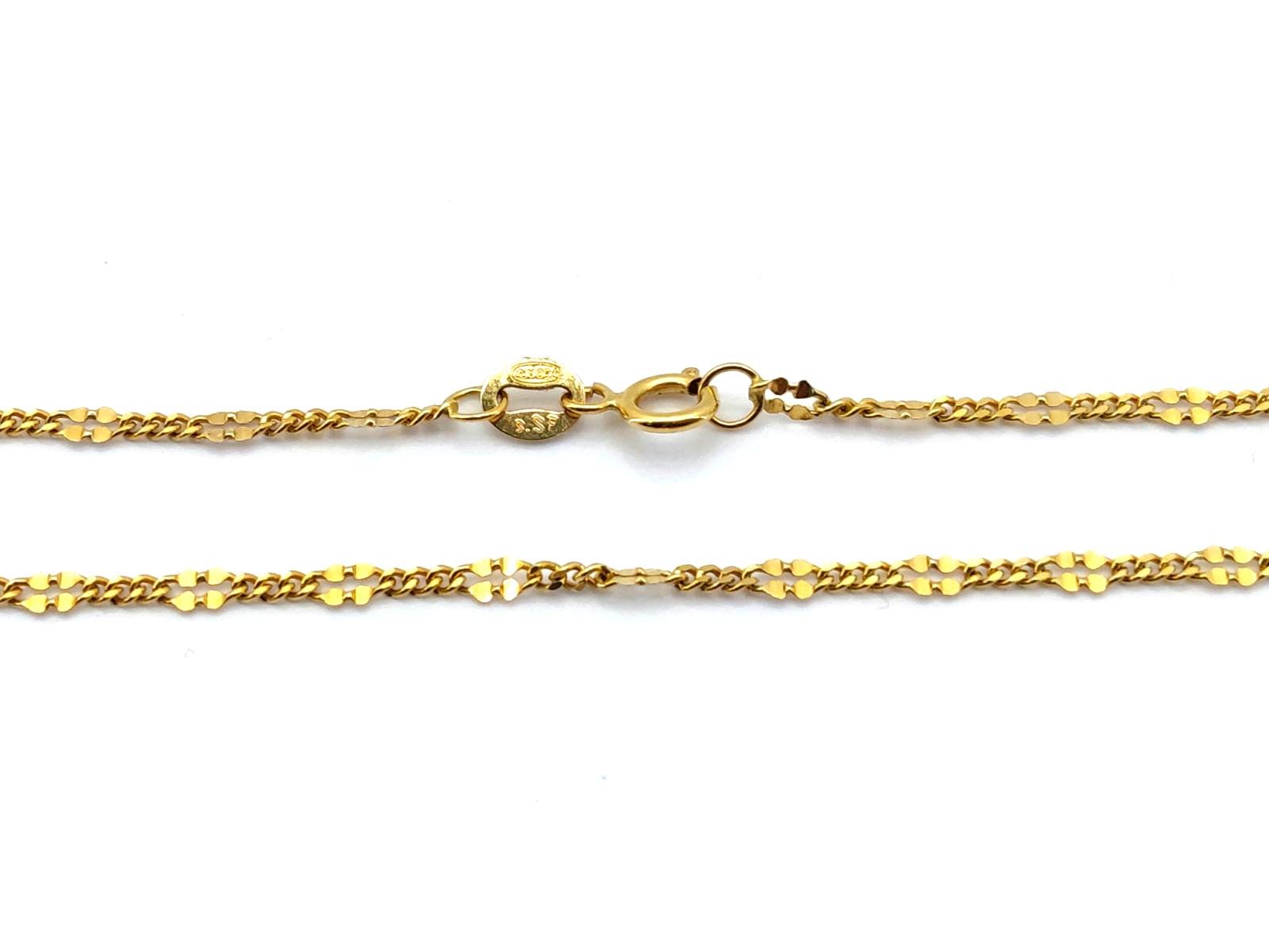 Cadena Oro 18k 22cm - Imagen 3