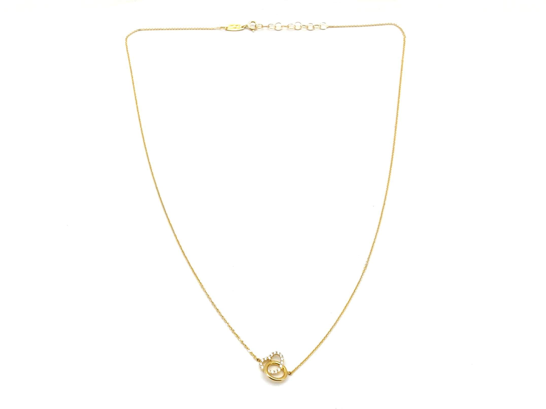 Gargantilla Oro 18k Con Circonita 22cm - Imagen 2