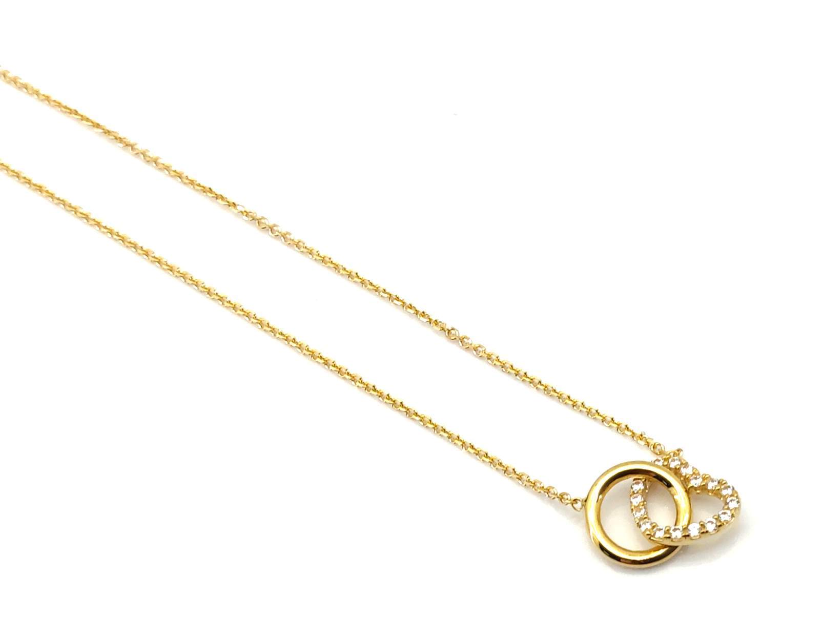 Gargantilla Oro 18k Con Circonita 22cm - Imagen 3