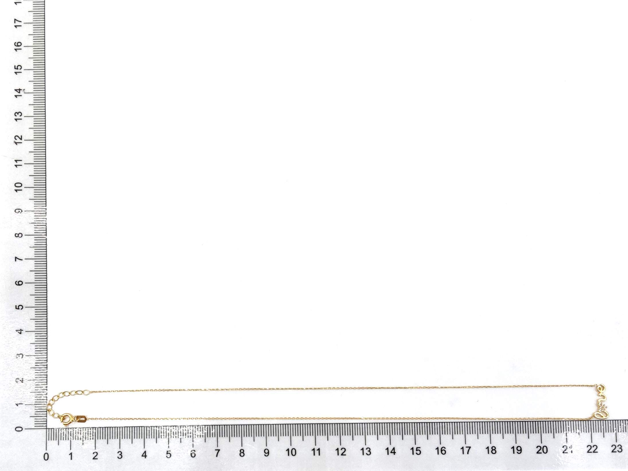 Gargantilla Oro 18k Con Circonita 22cm - Imagen 5