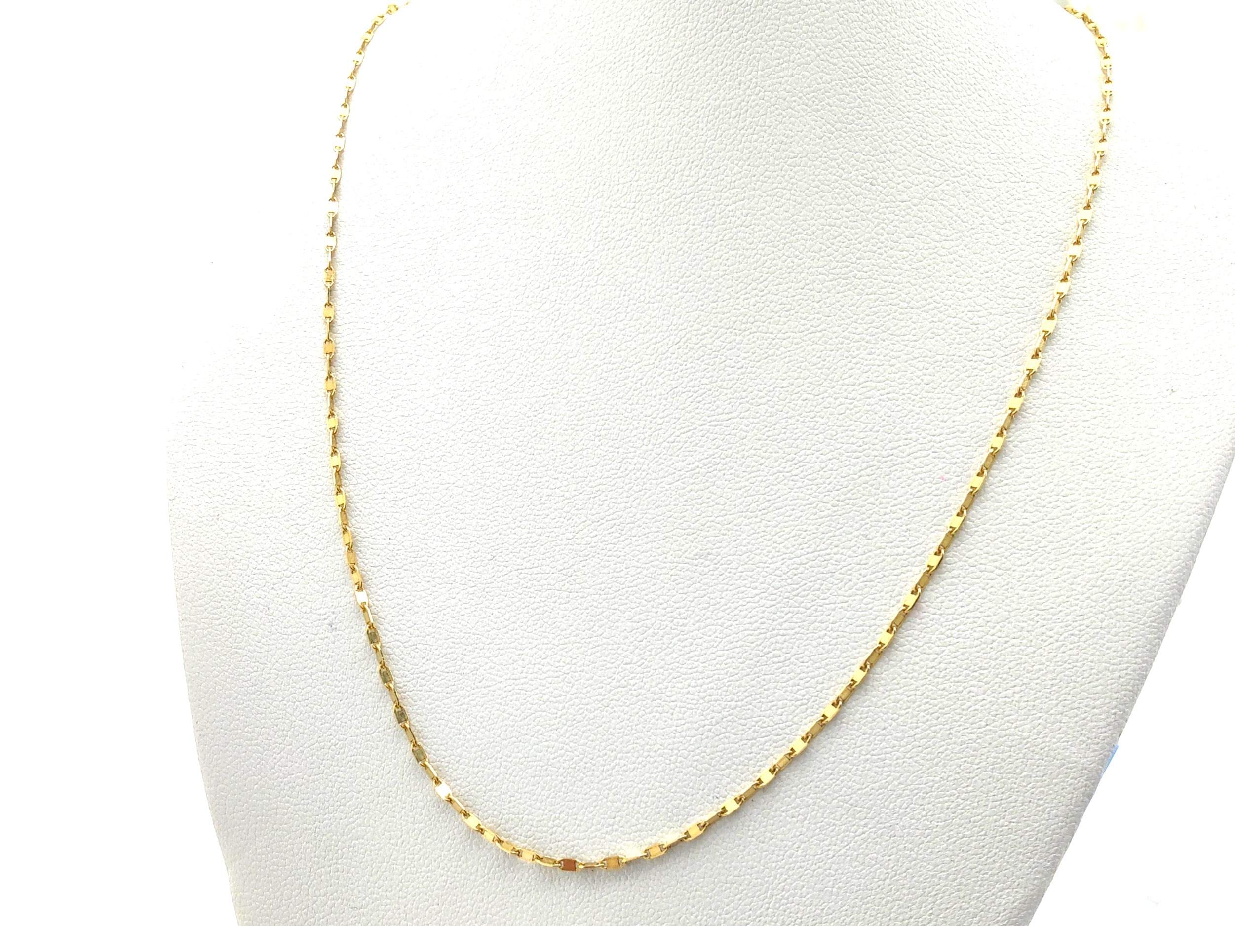 Cadena Oro 18k 22cm