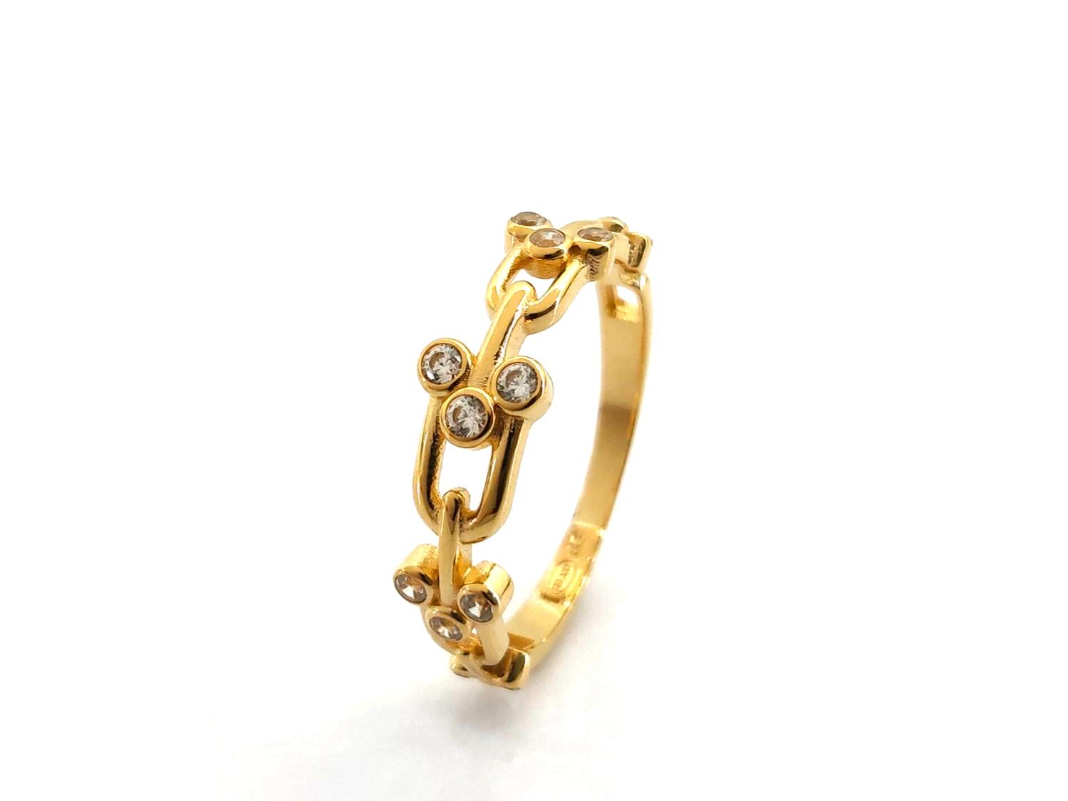 Sortija Oro 18k Con Circonita