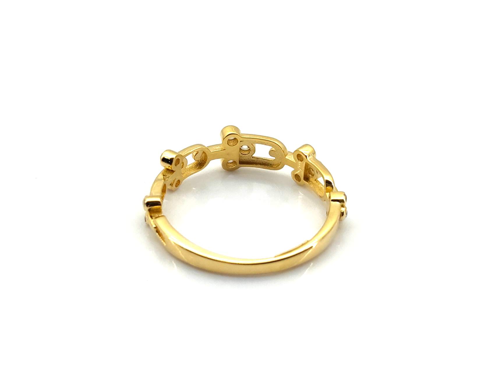 Sortija Oro 18k Con Circonita - Imagen 4