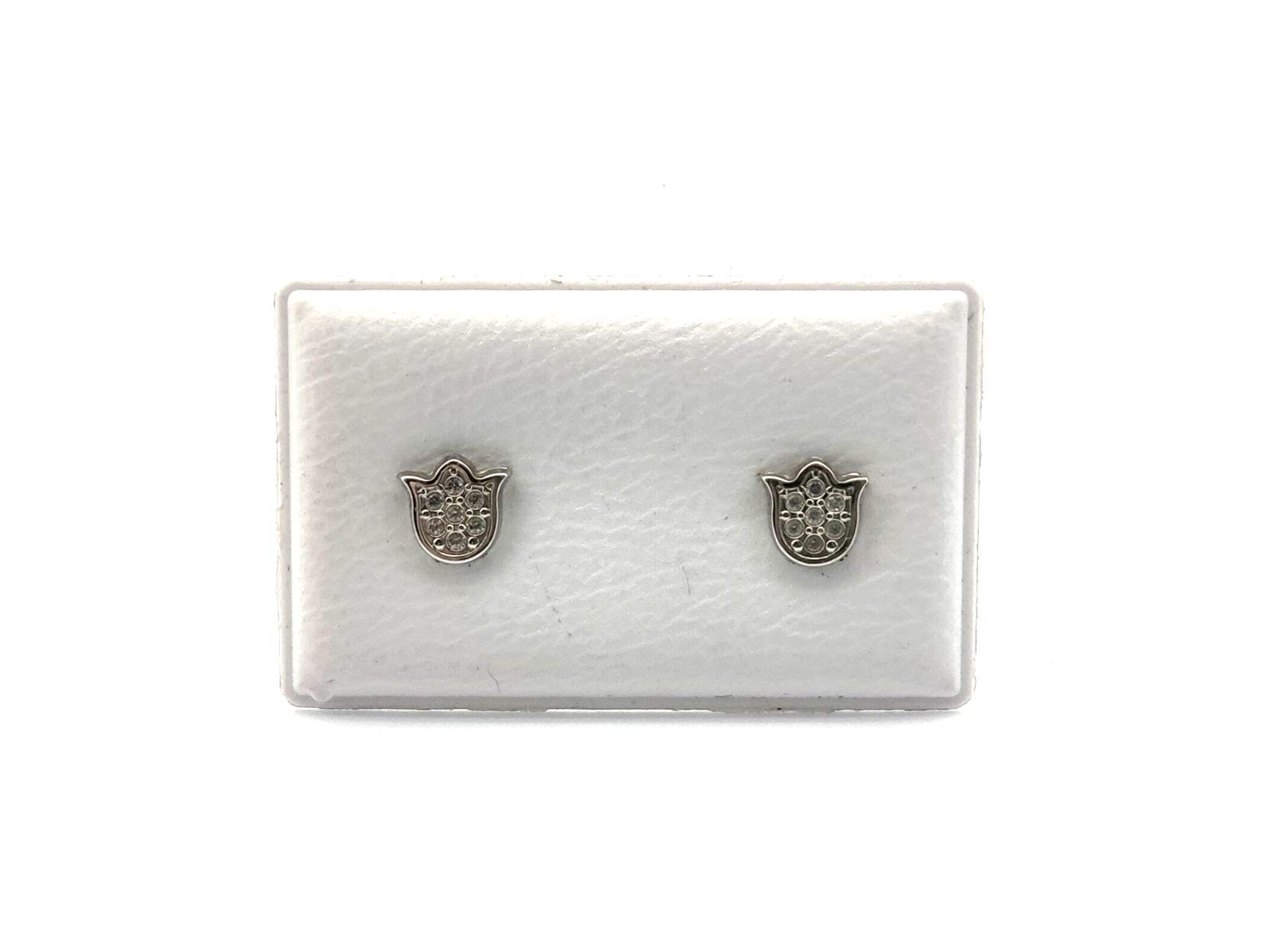 Pendientes Oro 18k Con Circonita