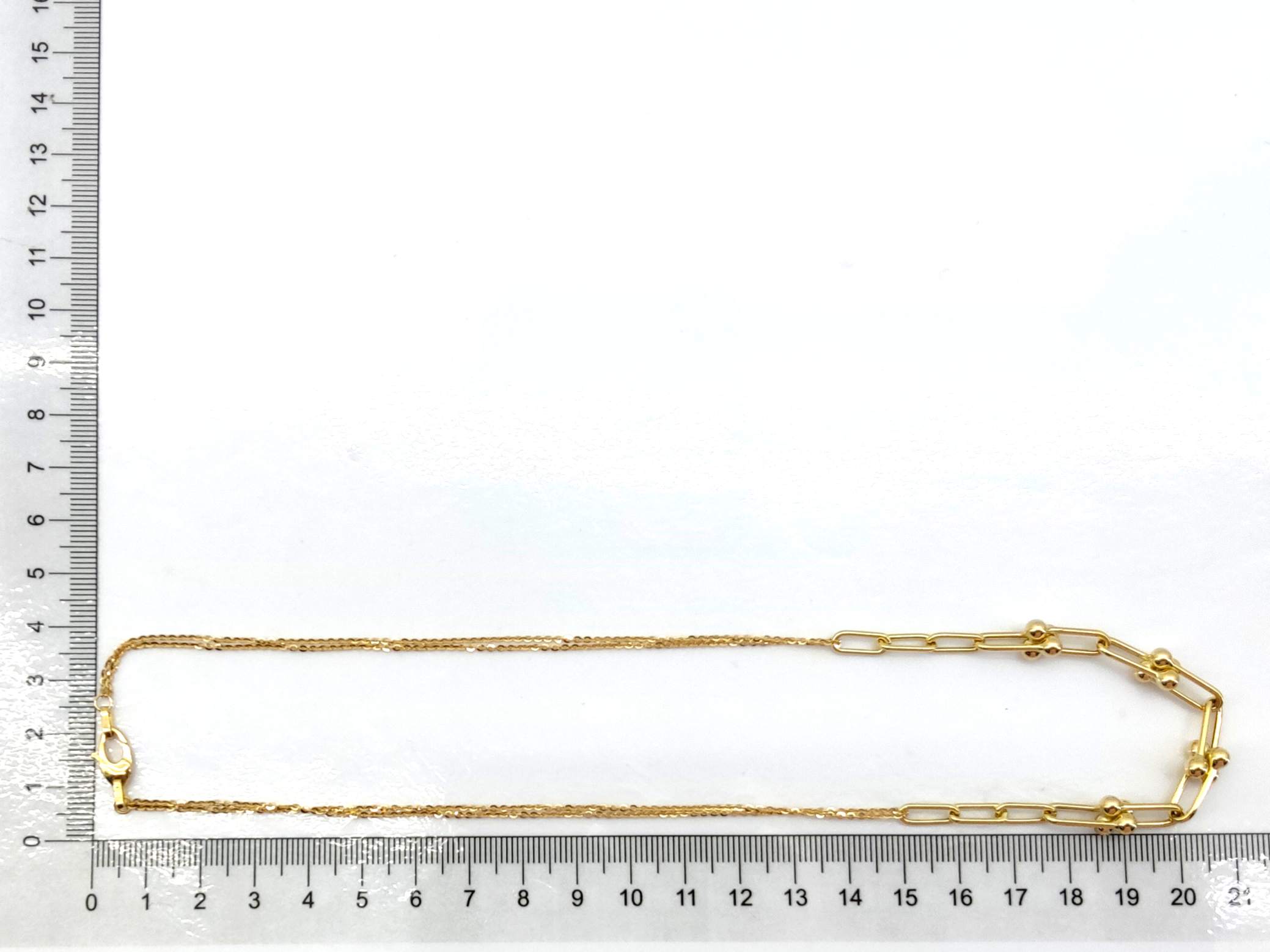 Cadena Oro 18k 22cm - Imagen 5