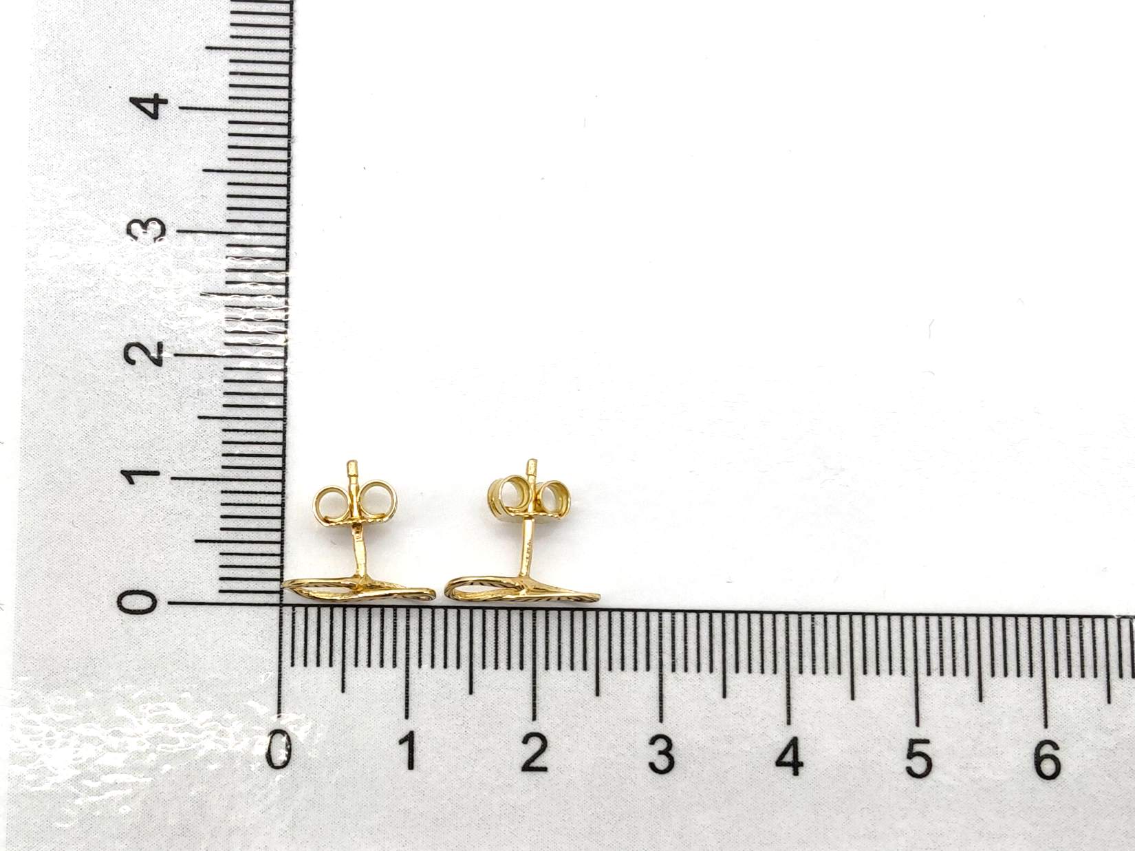 Pendientes Oro 18k Con Circonita - Imagen 4