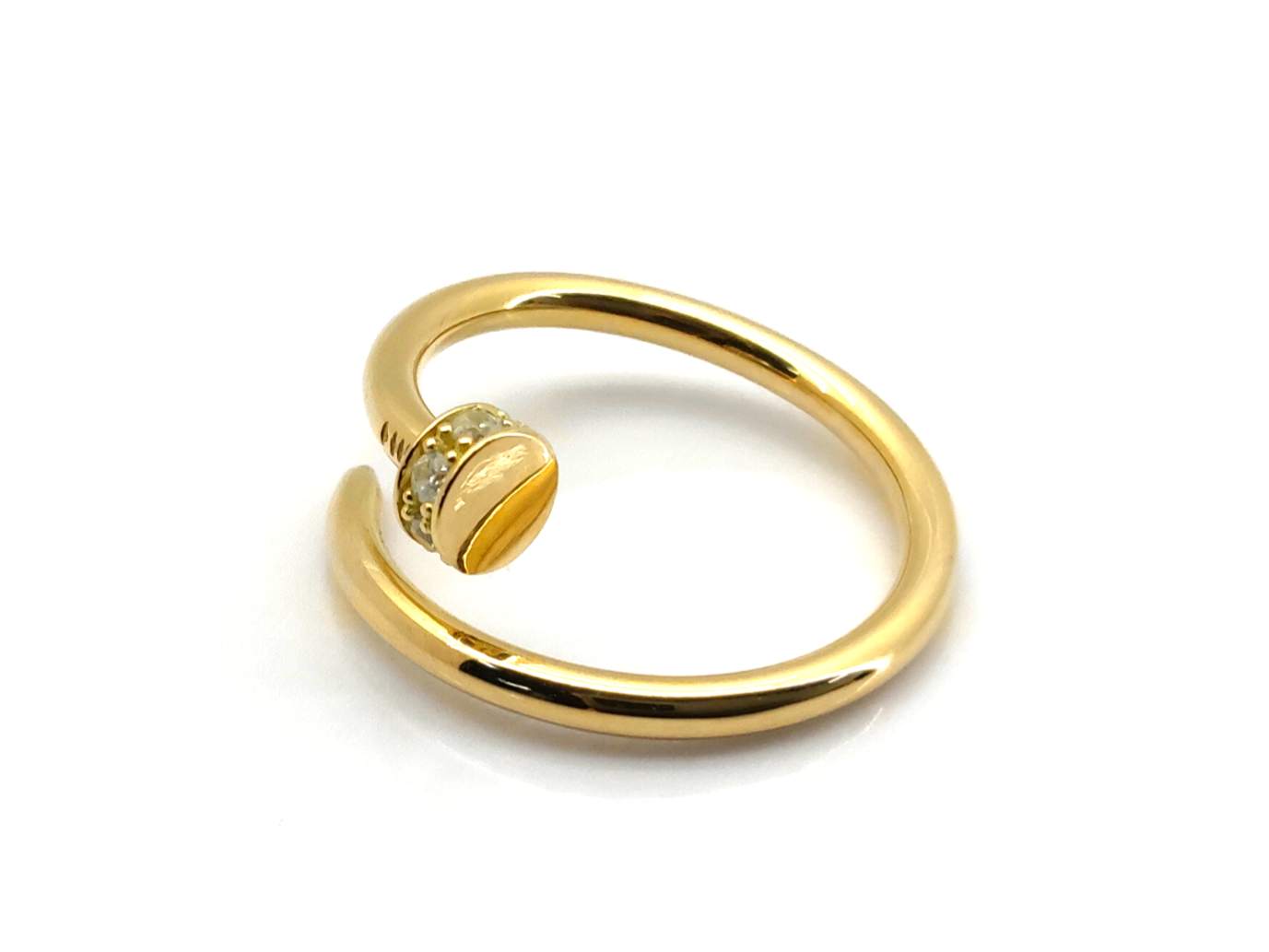 Anillo Oro 18k Con Circonita - Imagen 3