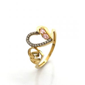 Sortija Oro 18k Con Circonita