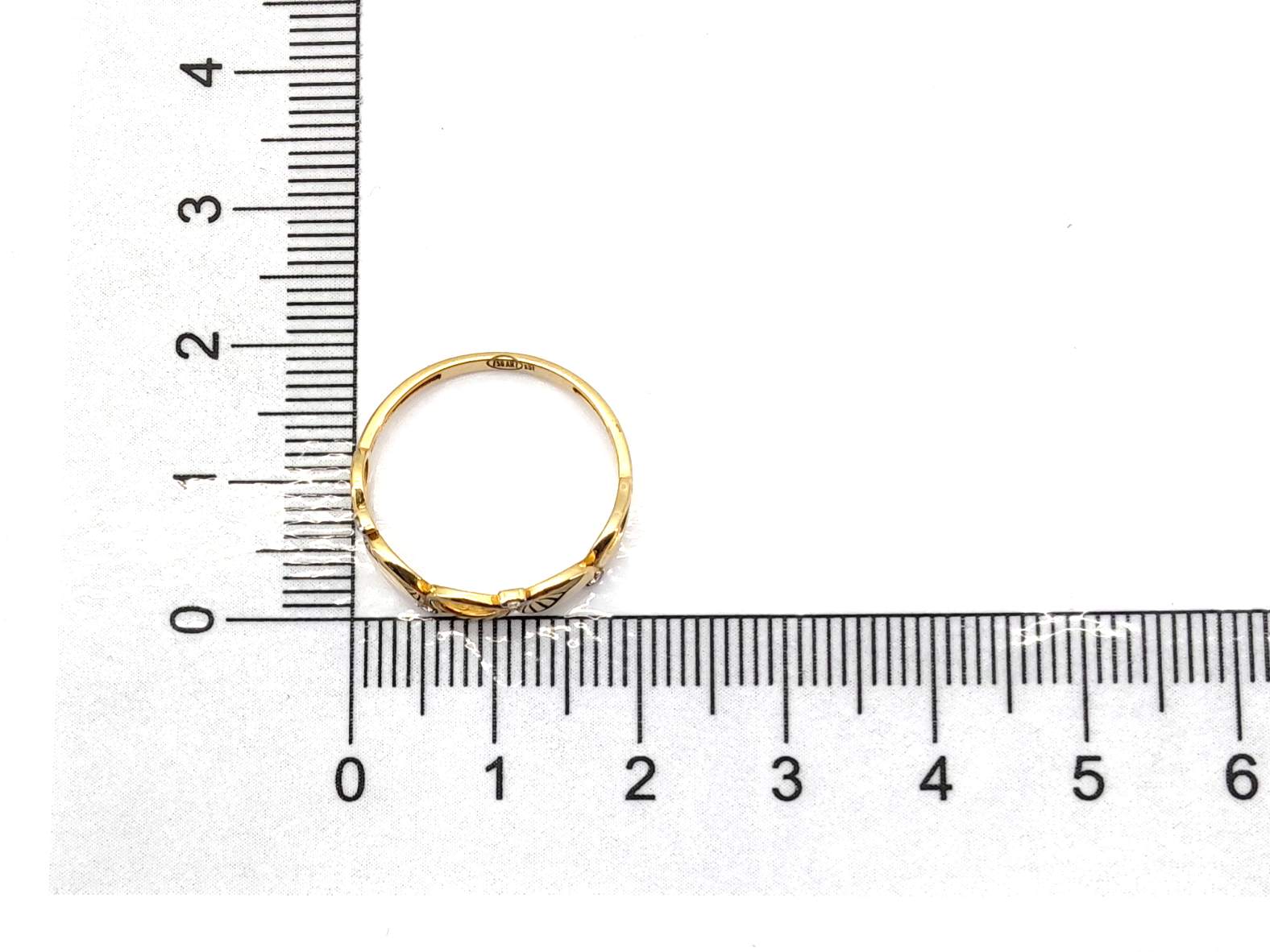 Anillo Oro 18k Con Circonita - Imagen 5