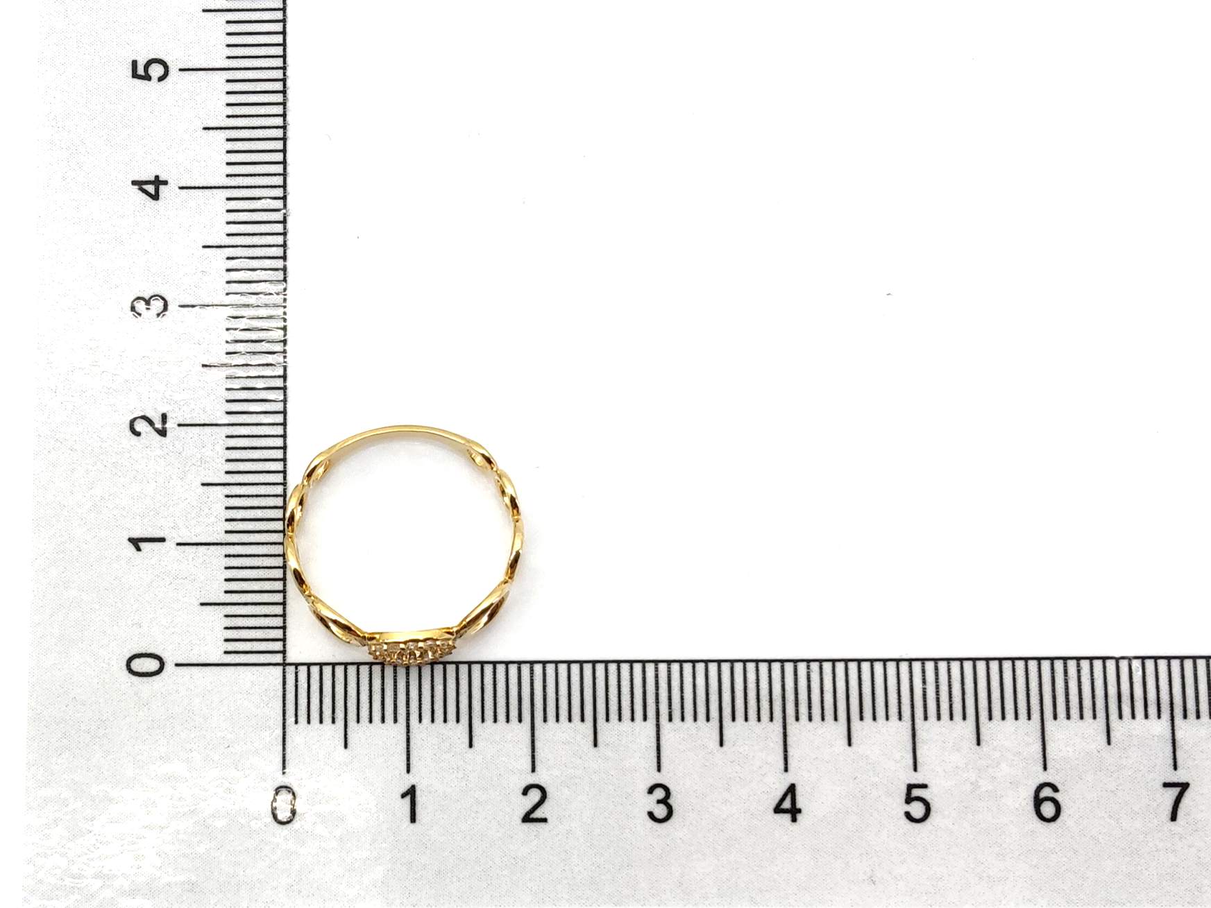 Anillo Oro 18k Con Circonita - Imagen 5