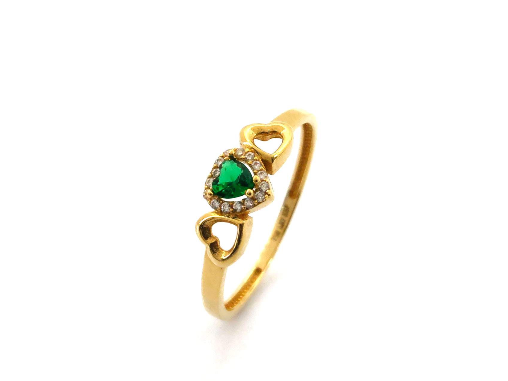 Anillo Oro 18k Con Circonita