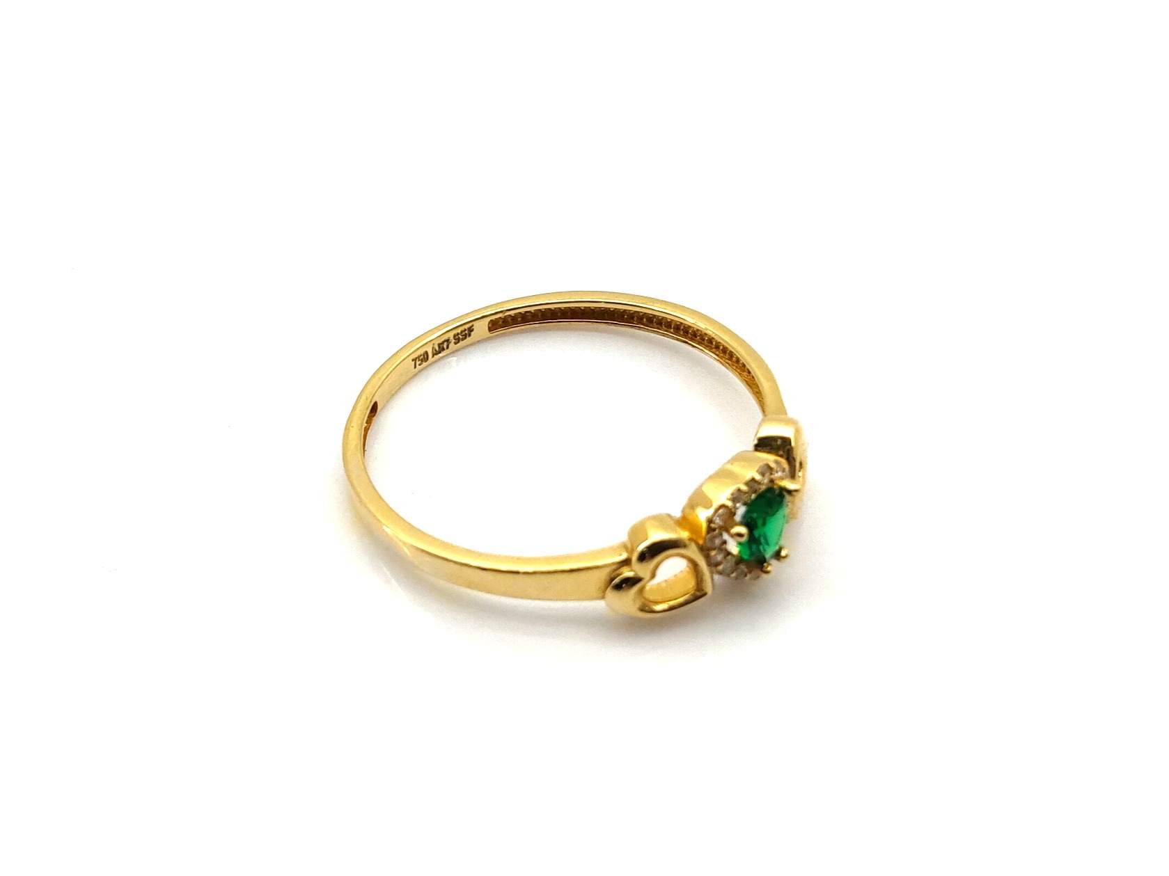 Anillo Oro 18k Con Circonita - Imagen 3