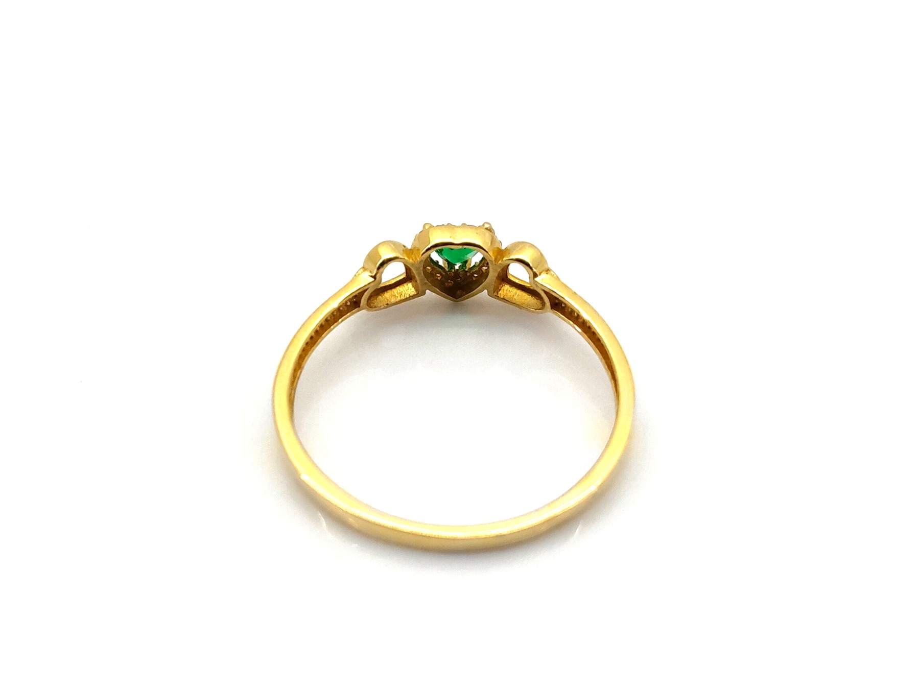 Anillo Oro 18k Con Circonita - Imagen 4