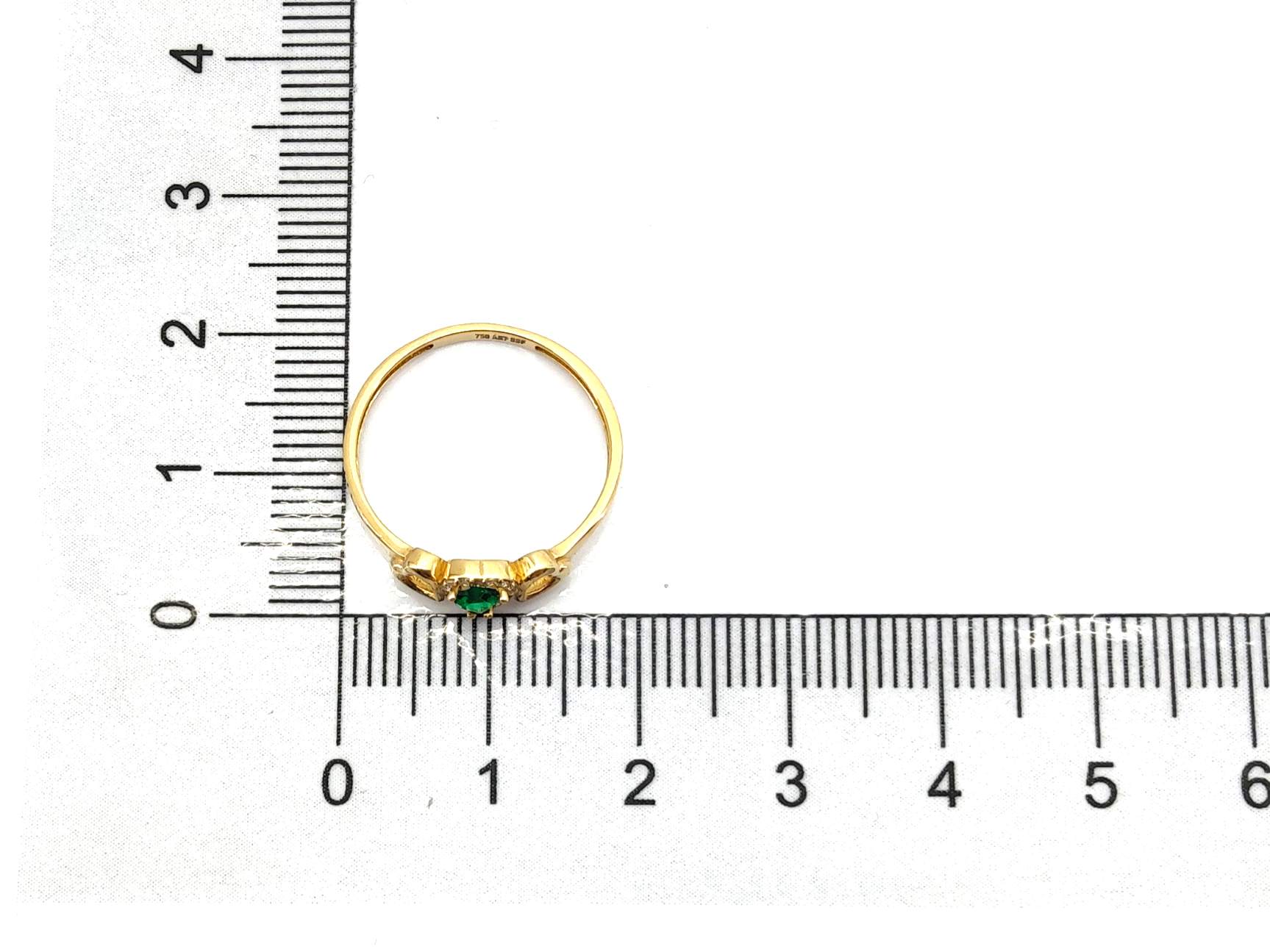 Anillo Oro 18k Con Circonita - Imagen 5