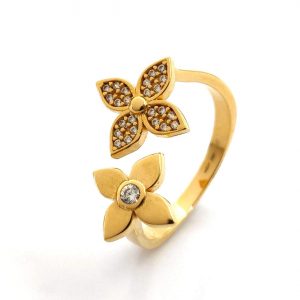 Sortija Oro 18k Con Circonita