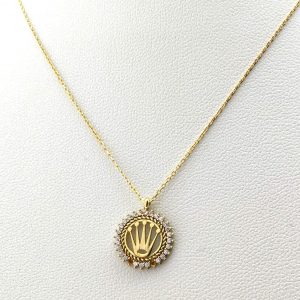 Cadena Oro 18k Con Circonita 22cm