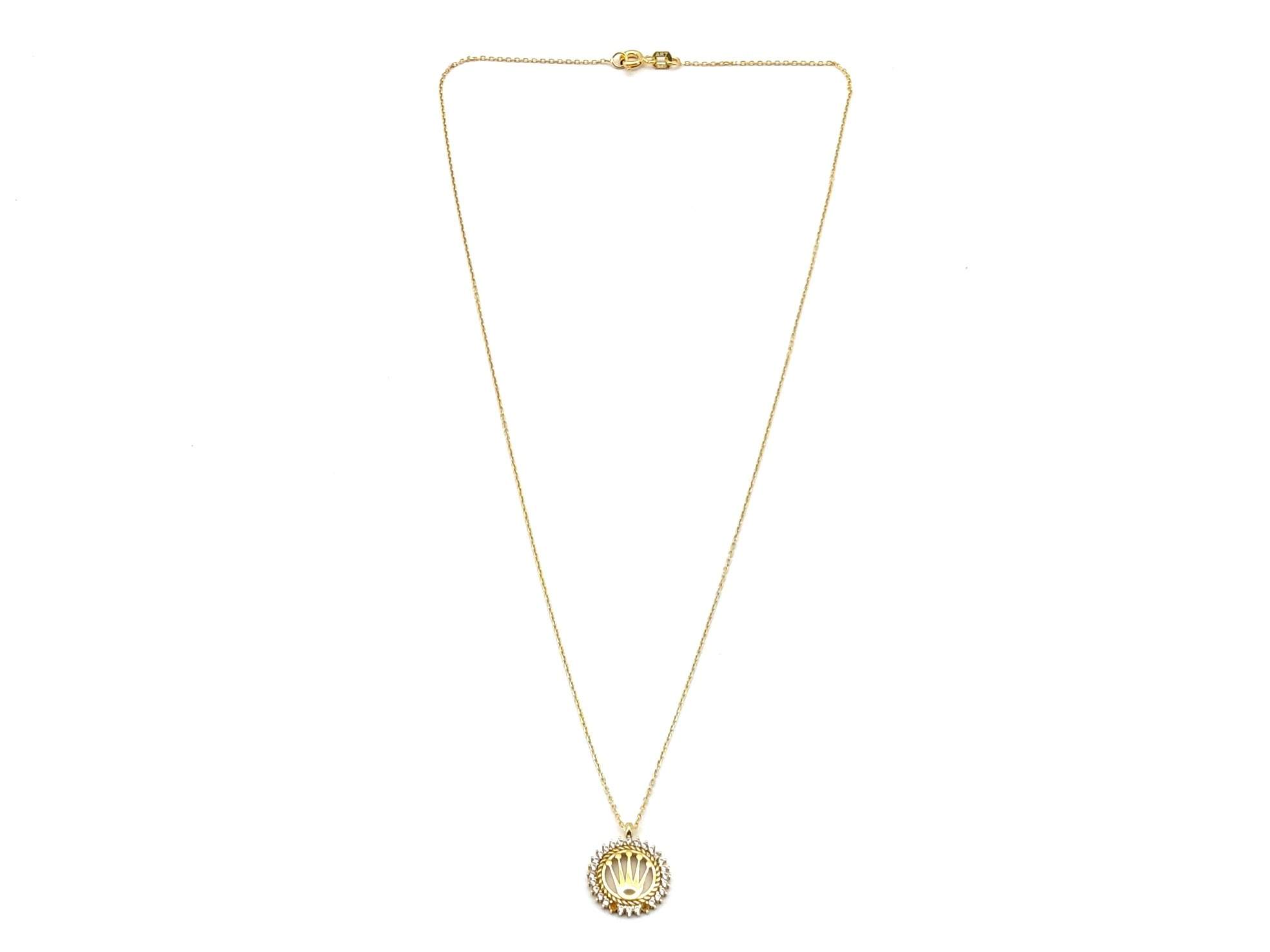 Cadena Oro 18k Con Circonita 22cm - Imagen 2