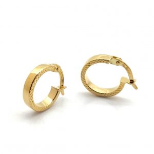 Argollas Oro 18k