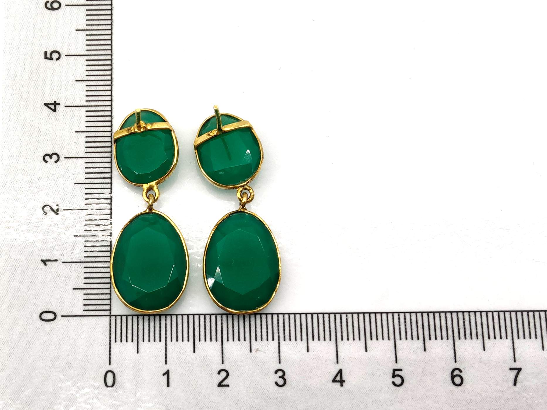 Pendientes Plata 925mm Con Onix - Imagen 4