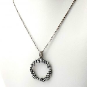 Gargantilla Plata 925mm Con Circonita 22cm