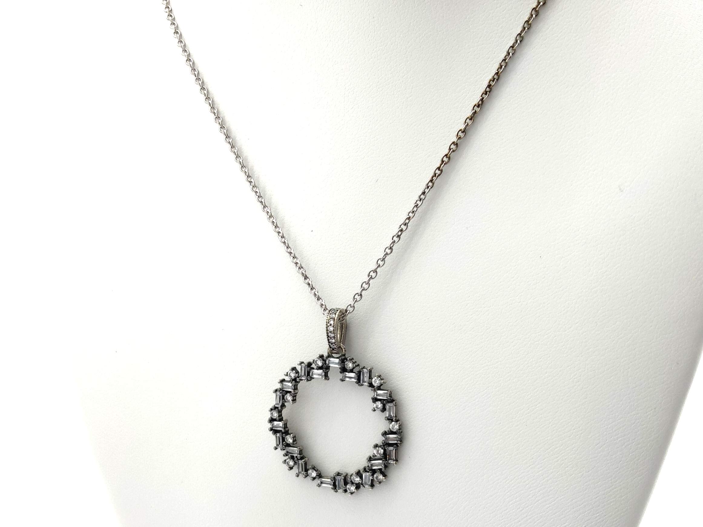 Gargantilla Plata 925mm Con Circonita 22cm