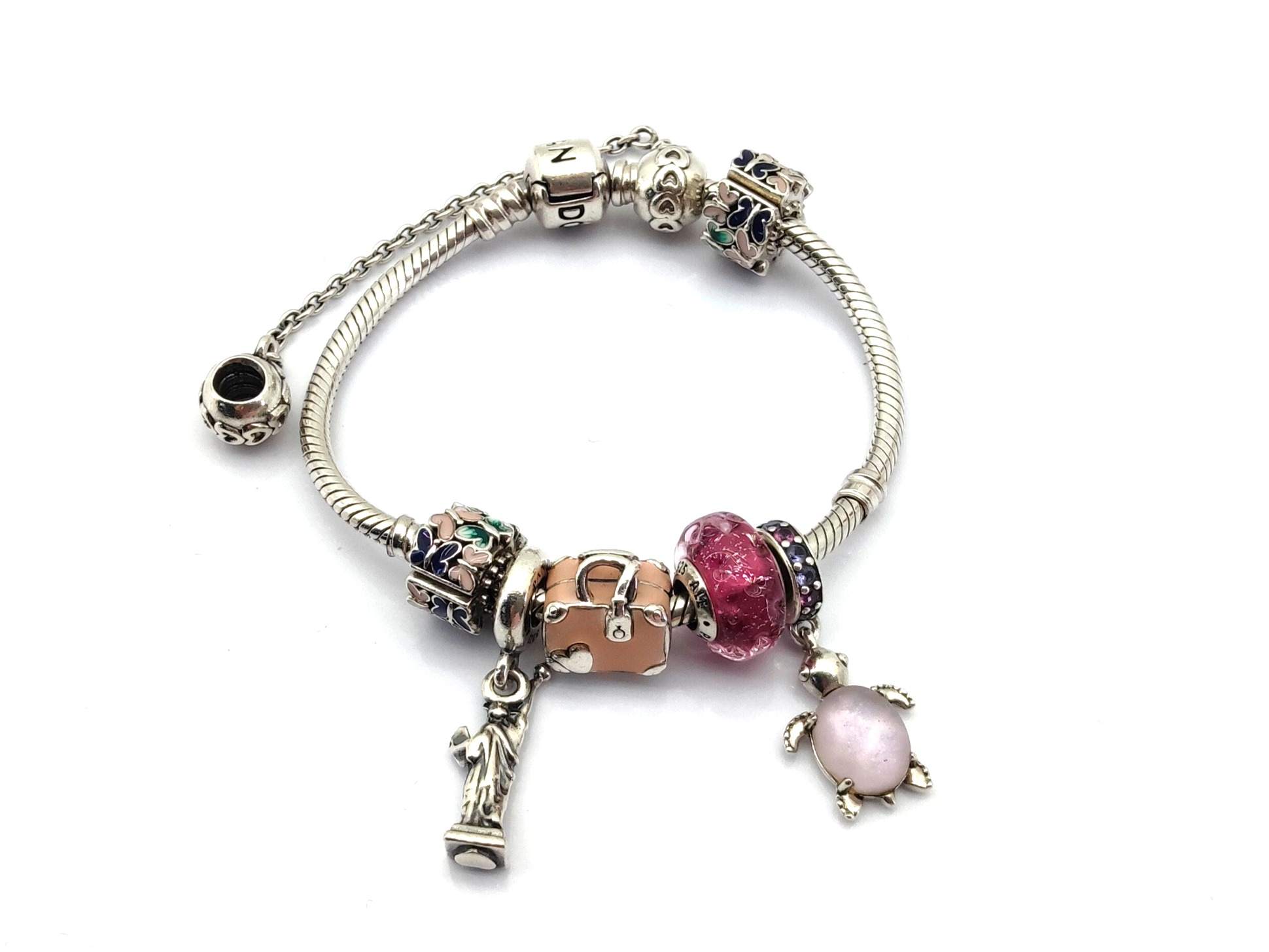 Pulsera Plata 925mm Con Circonita
