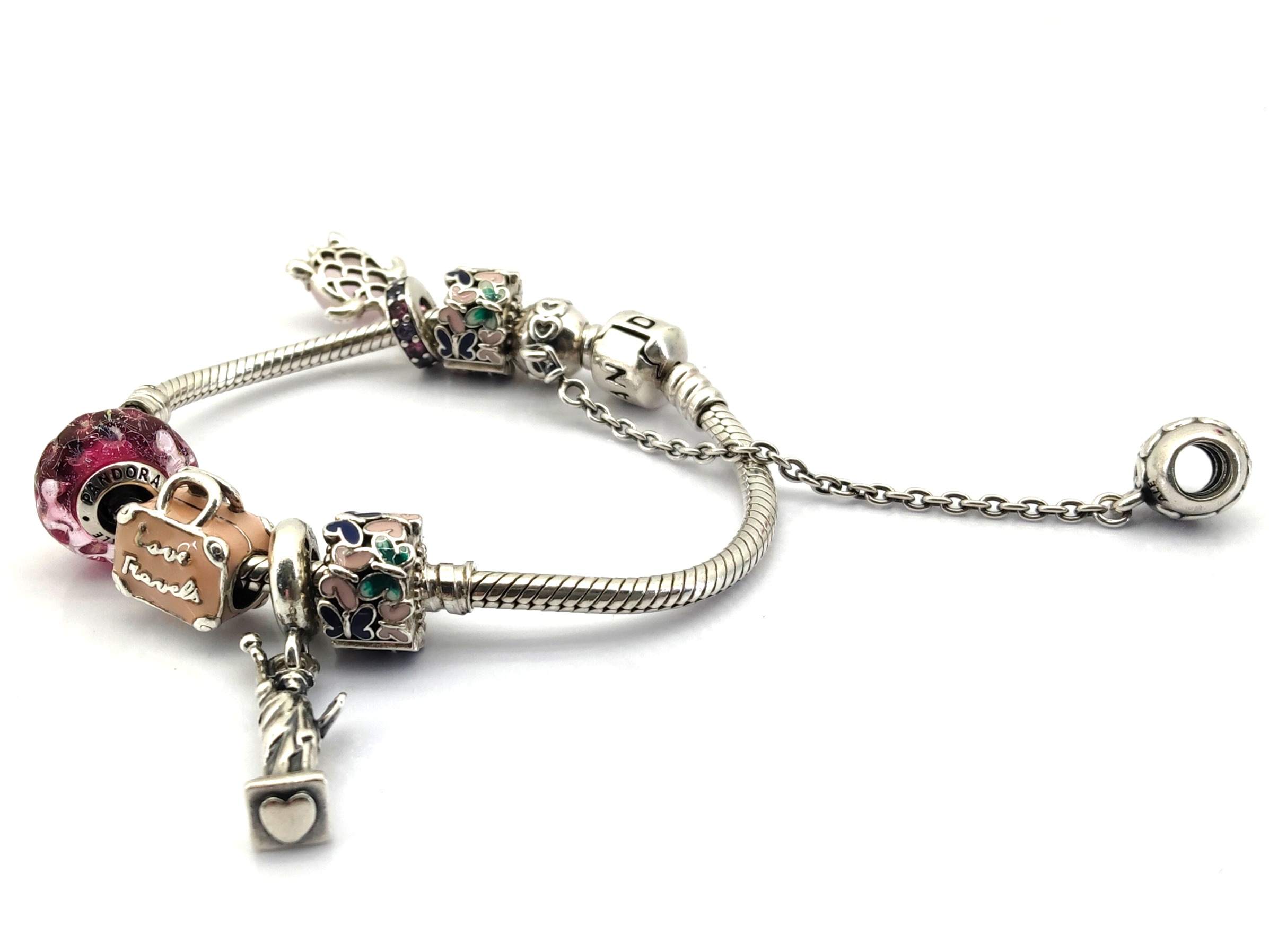 Pulsera Plata 925mm Con Circonita - Imagen 2