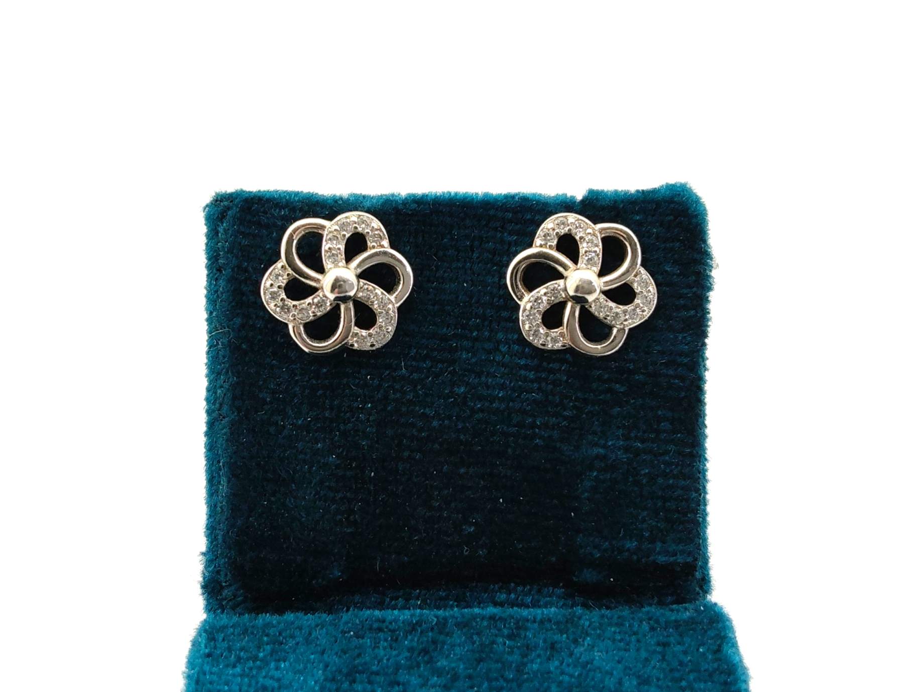 Pendientes Plata 925mm Con Circonita