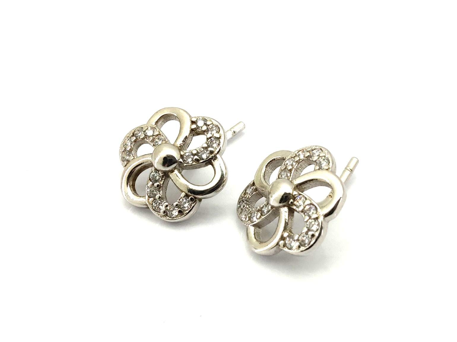 Pendientes Plata 925mm Con Circonita - Imagen 2