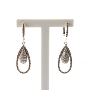 Pendientes Plata 925mm Con Circonita
