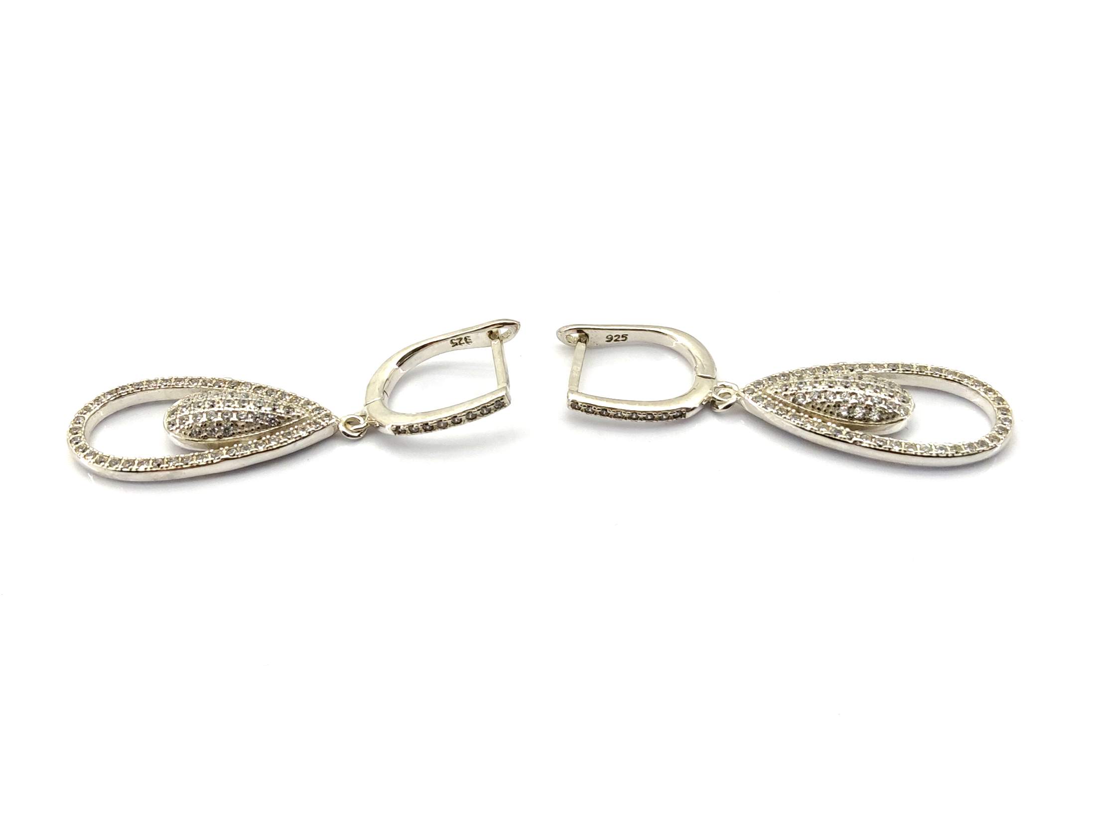 Pendientes Plata 925mm Con Circonita - Imagen 2