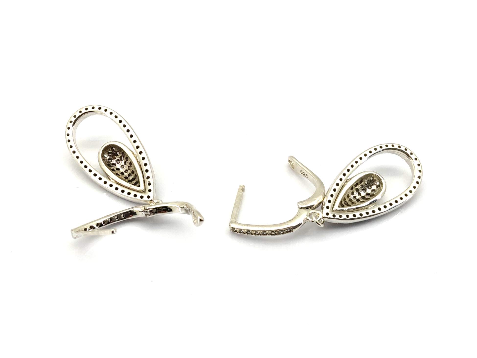 Pendientes Plata 925mm Con Circonita - Imagen 3