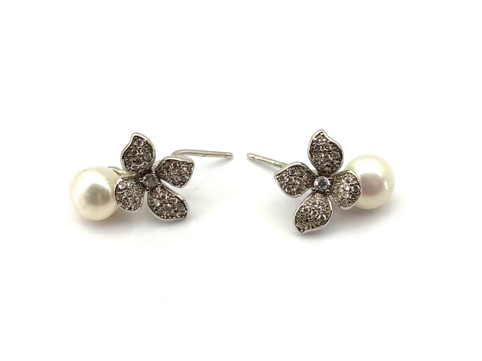Pendientes Plata 925mm Con Circonita - Imagen 2