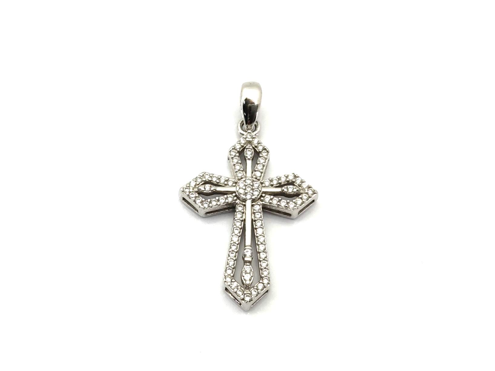Colgante Plata 925mm Con Circonita