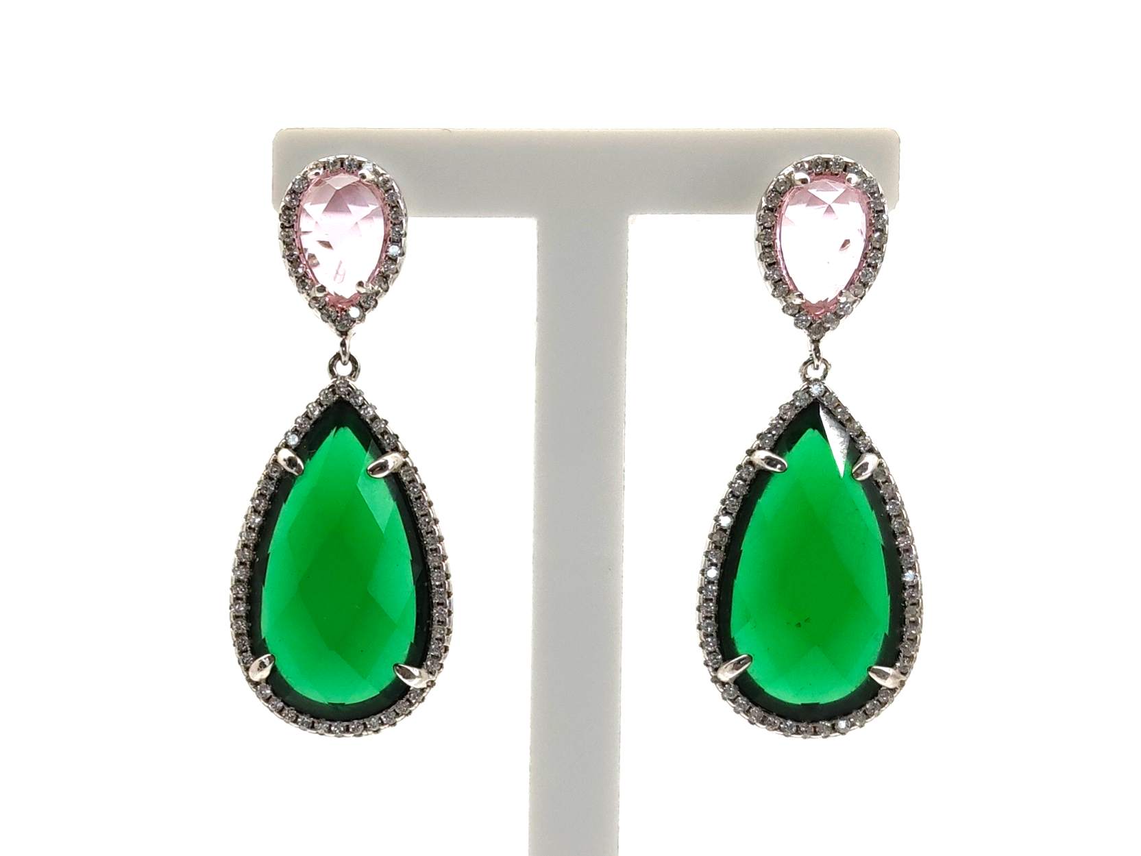 Pendientes Plata 925mm Con Circonita