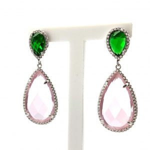 Pendientes Plata 925mm Con Circonita