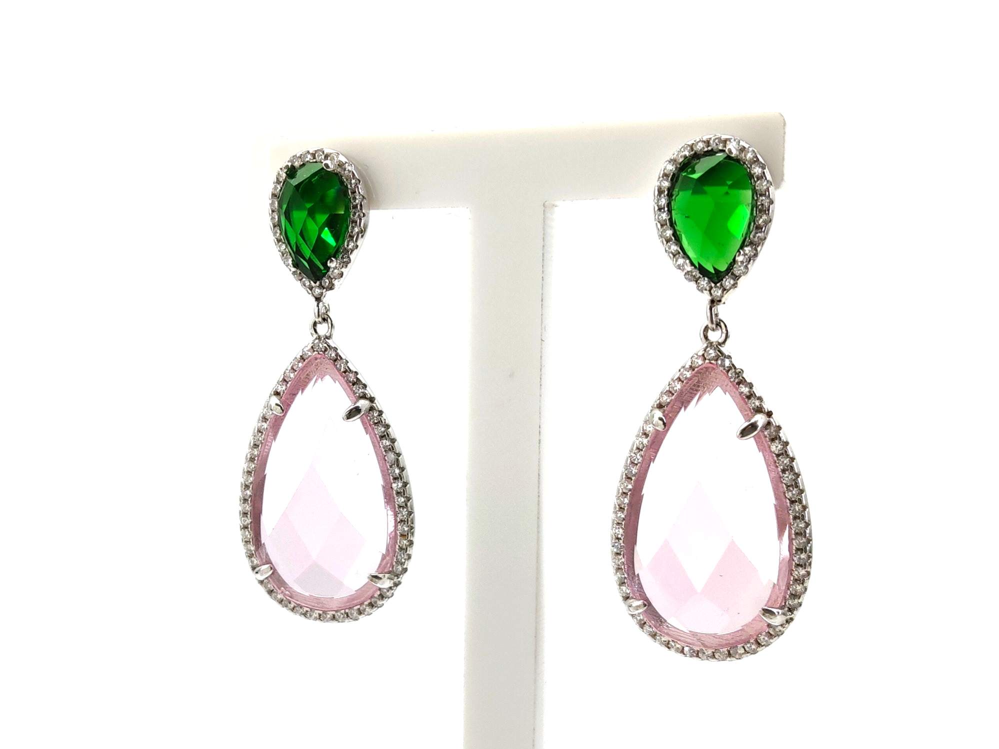 Pendientes Plata 925mm Con Circonita