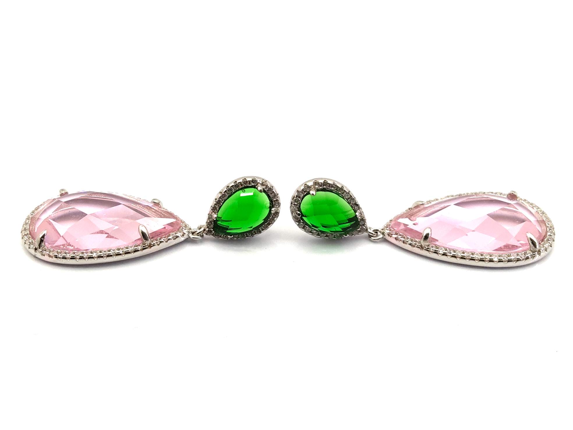 Pendientes Plata 925mm Con Circonita - Imagen 2
