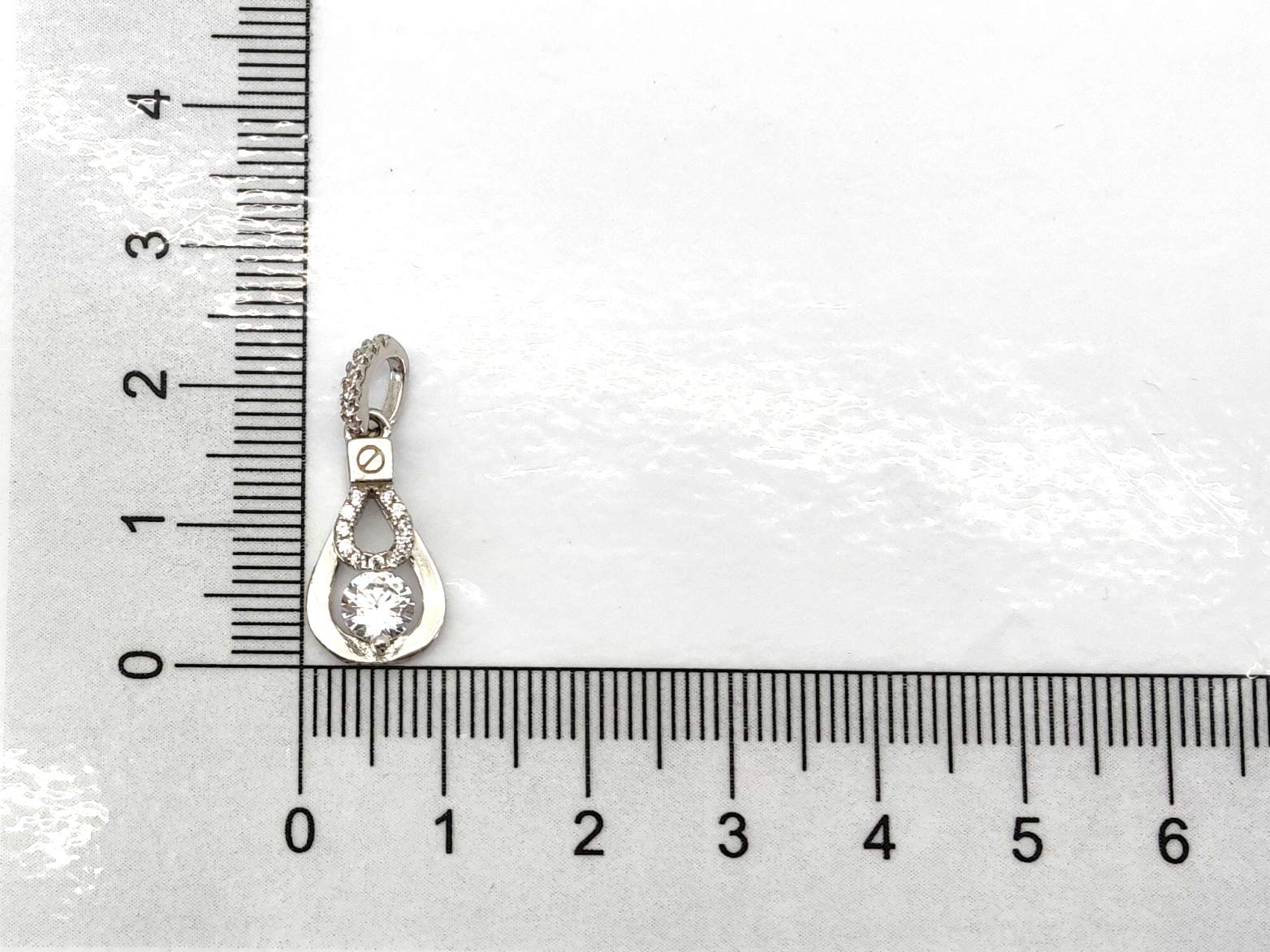 Colgante Plata 925mm Con Circonita - Imagen 5