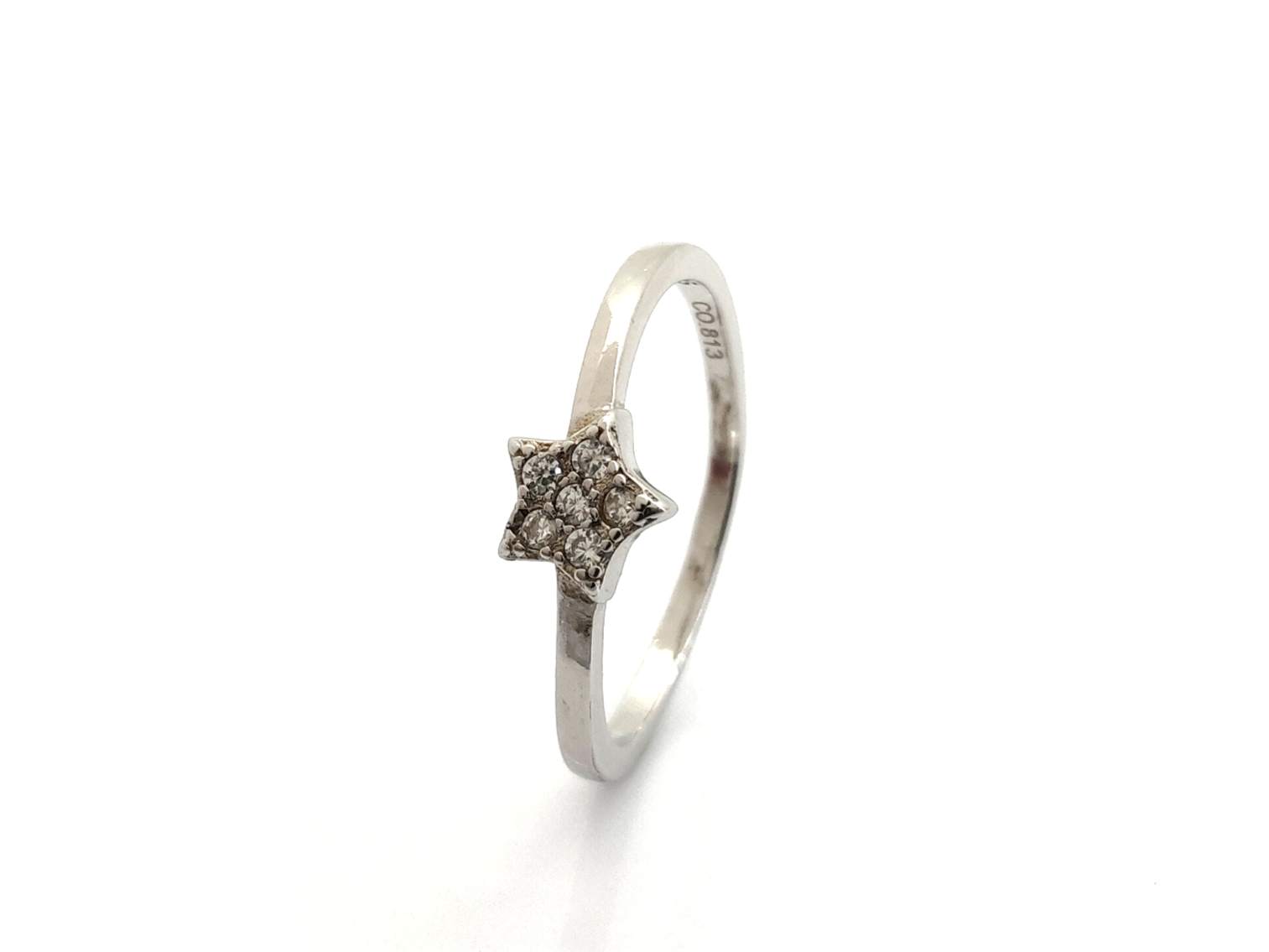 Anillo Plata 925mm Con Circonita