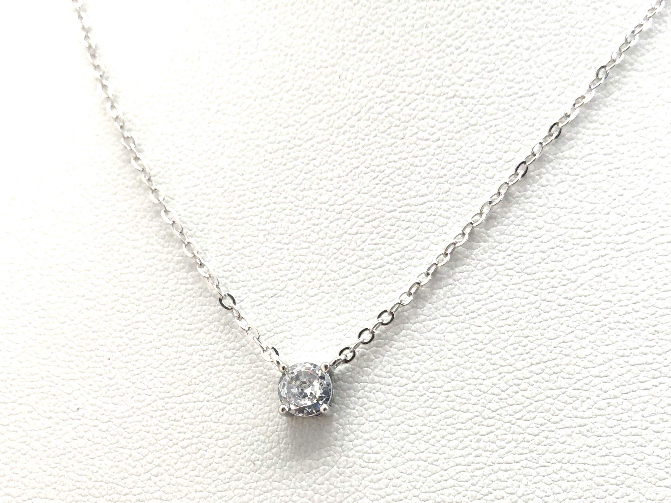 Gargantilla Plata 925mm Con Circonita 22cm