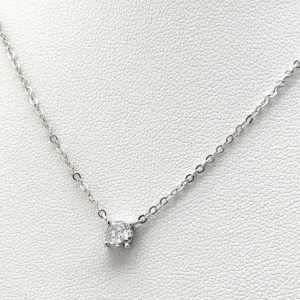 Gargantilla Plata 925mm Con Circonita 22cm