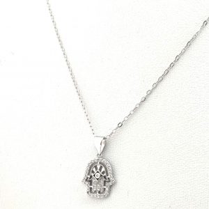 Gargantilla Plata 925mm Con Circonita 22cm