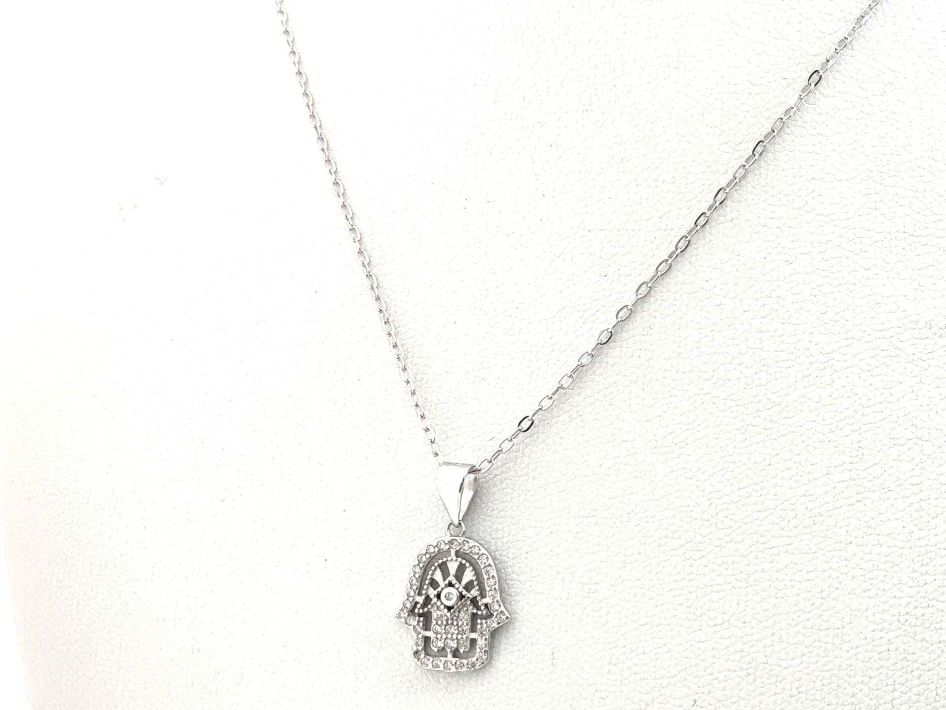 Gargantilla Plata 925mm Con Circonita 22cm